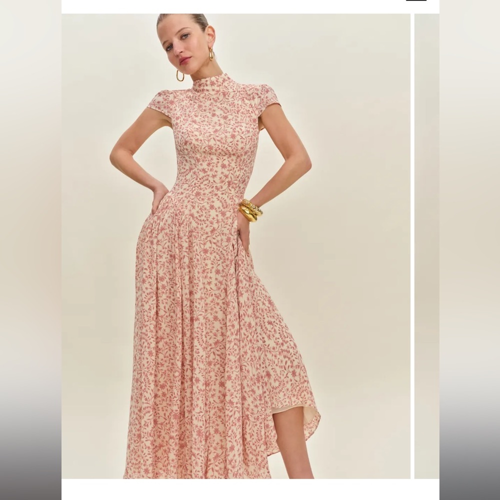 Reformation Maven Dress in Corrine NWT